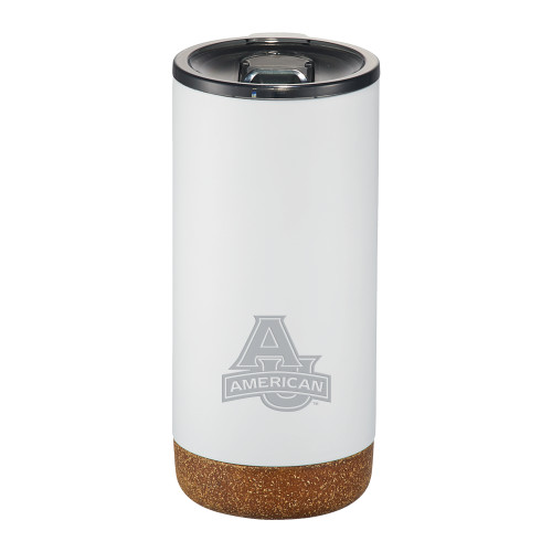  Valhalla Vacuum Insulated White Tumbler 16oz - Primary Mark  Engraved