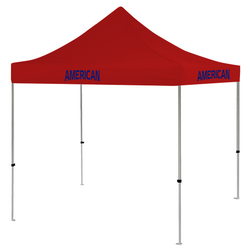  9 ft x 9 ft Red Tent - Wordmark