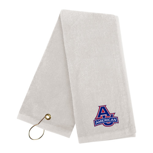  White Golf Towel - Primary Mark