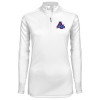 Thumbnail image for  Syntrel Womens White Interlock 1/4 Zip