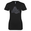 Thumbnail image for  Next Level Womens Black Boyfriend Tee