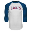 Thumbnail image for  White/Royal Raglan Baseball T Shirt
