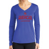 Thumbnail image for  Womens Royal Performance Long Sleeve V Neck Shirt
