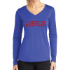 Thumbnail image for  Womens Royal Performance Long Sleeve V Neck Shirt