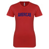 Thumbnail image for  Next Level Womens Red Boyfriend Tee