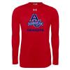 Thumbnail image for  Under Armour Red Long Sleeve Tech Tee