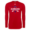 Thumbnail image for  Under Armour Red Long Sleeve Tech Tee