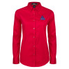 Thumbnail image for  Womens Red Twill Button Down Long Sleeve 