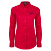 Thumbnail image for  Womens Red Twill Button Down Long Sleeve 