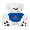 Thumbnail image for  Plush Big Paw 8 1/2 inch White Bear w/Royal Shirt