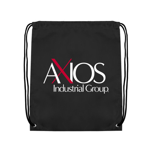  Black Drawstring Backpack - AXIOS Industrial Group