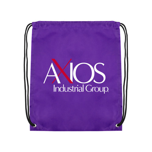  Purple Drawstring Backpack - AXIOS Industrial Group