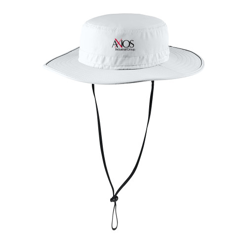  Outdoor White Wide Brim Hat - AXIOS Industrial Group