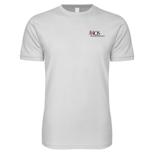 Next Level White SoftStyle T Shirt-AXIOS Industrial Maintenance