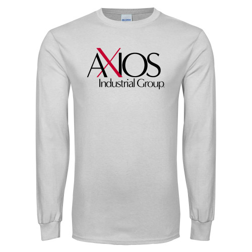  White Long Sleeve T Shirt - AXIOS Industrial Group