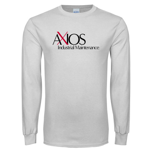  White Long Sleeve T Shirt - AXIOS Industrial Maintenance