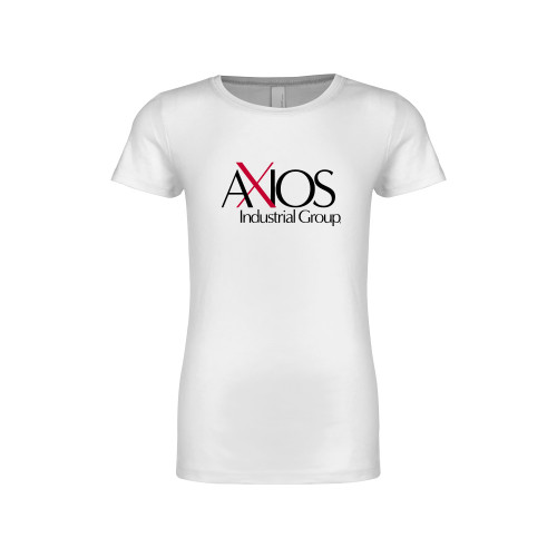  Next Level Girls White Fashion Fit T Shirt - AXIOS Industrial Group
