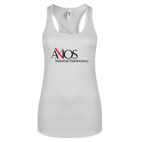  Next Level Racerback Tank White - AXIOS Industrial Maintenance
