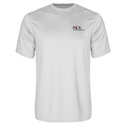  White Performance Tee - AXIOS Industrial Maintenance