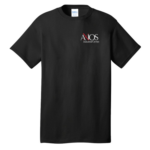  Extended Black T Shirt - AXIOS Industrial Group - PLUS