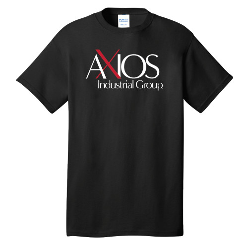  Extended Black T Shirt - AXIOS Industrial Group - PLUS
