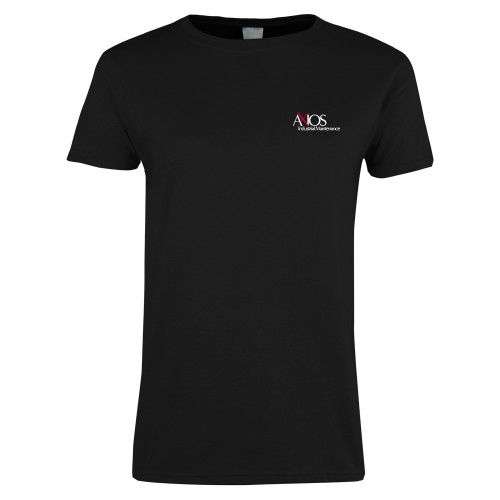  Womens Black Short Sleeve Tee - AXIOS Industrial Maintenance