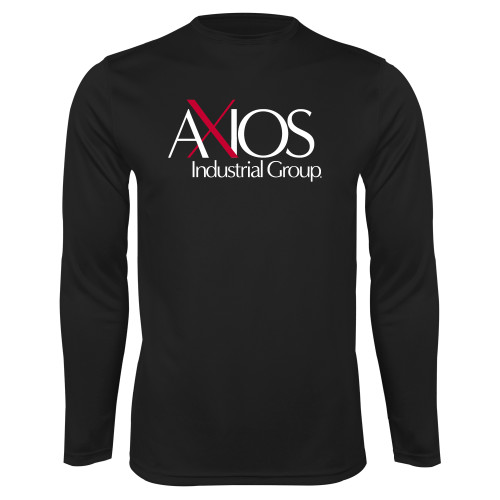  Black Performance Long Sleeve Shirt - AXIOS Industrial Group