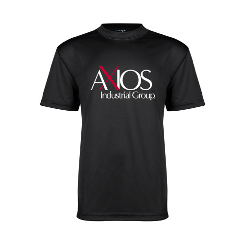  Youth Performance Black Tee - AXIOS Industrial Group