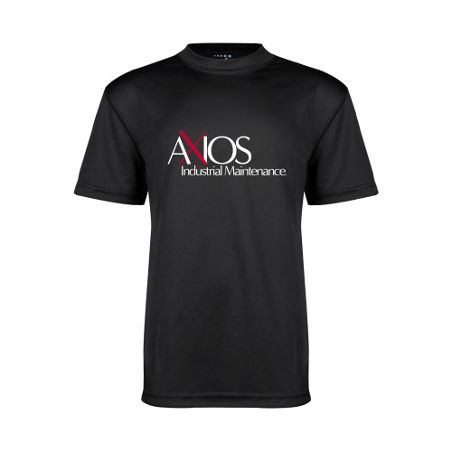  Youth Performance Black Tee - AXIOS Industrial Maintenance