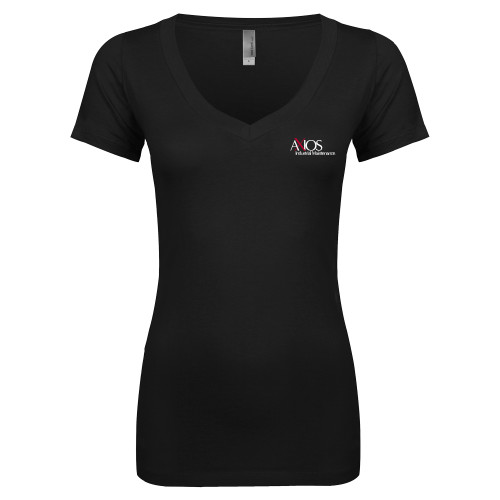  Next Level Womens Black Ideal V Tee - AXIOS Industrial Maintenance