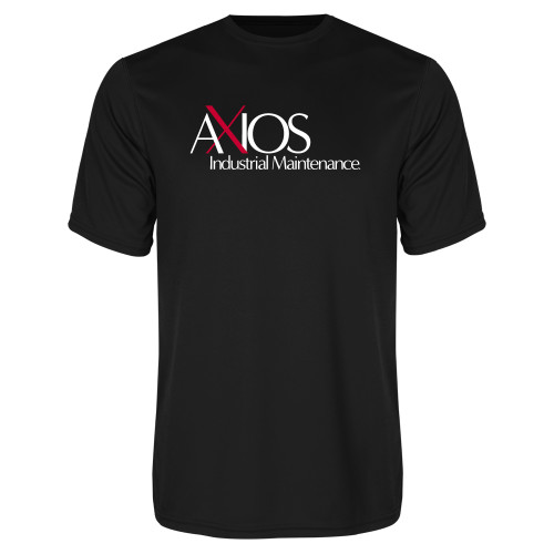  Black Performance Tee - AXIOS Industrial Maintenance