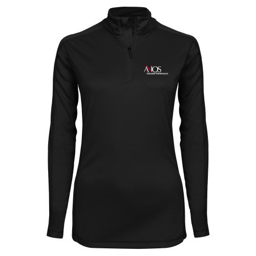  Syntrel Womens Black Interlock 1/4 Zip - AXIOS Industrial Maintenance