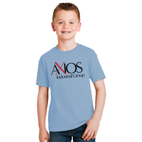 Youth Light Blue T Shirt - AXIOS Industrial Group