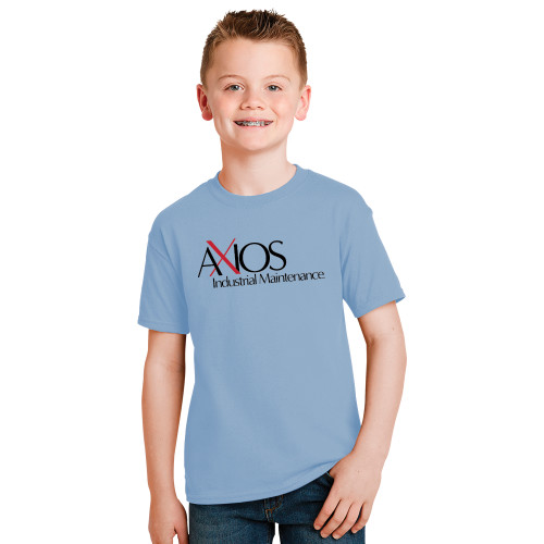  Youth Light Blue T Shirt - AXIOS Industrial Maintenance