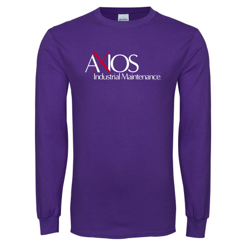  Purple Long Sleeve T Shirt - AXIOS Industrial Maintenance
