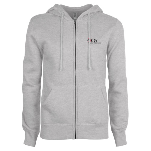 Main Image for  ENZA Womens Grey Fleece Full Zip Hoodie