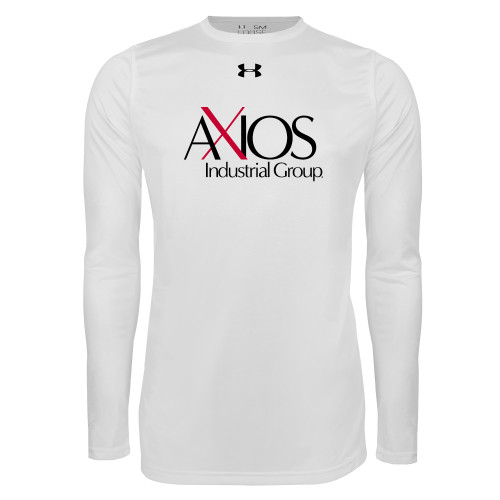  Under Armour White Long Sleeve Tech Tee - AXIOS Industrial Group