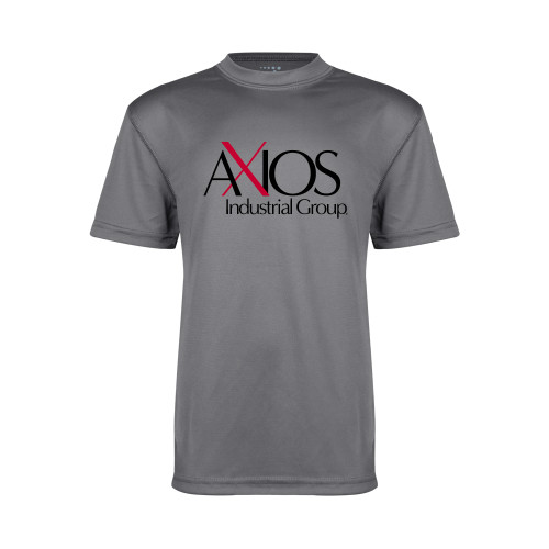  Youth Performance Grey Concrete Tee - AXIOS Industrial Group