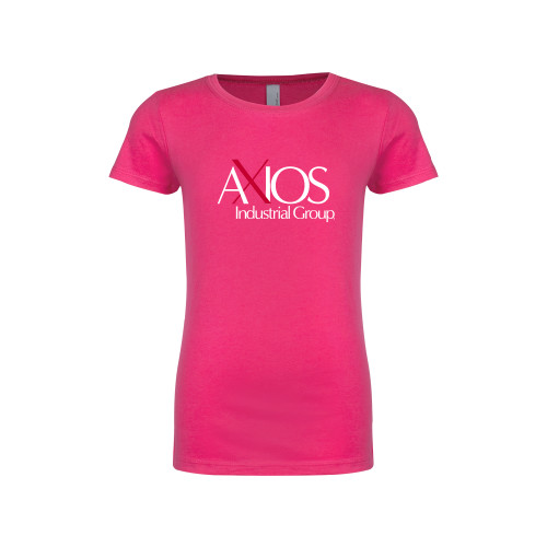  Next Level Girls Fuchsia Fashion Fit T Shirt - AXIOS Industrial Group