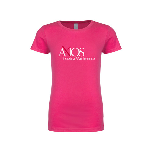 Next Level Girls Fuchsia Fashion Fit T Shirt - AXIOS Industrial Maintenance