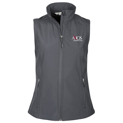  Womens Charcoal Core Softshell Vest - AXIOS Industrial Group
