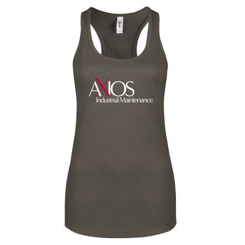  Next Level Womens Charcoal Racerback Tank - AXIOS Industrial Maintenance