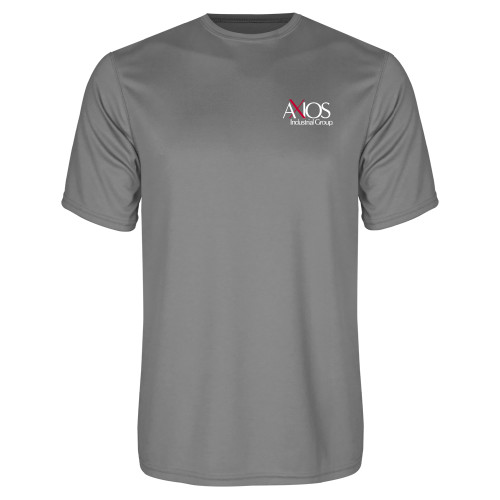  Grey Concrete Performance Tee - AXIOS Industrial Group