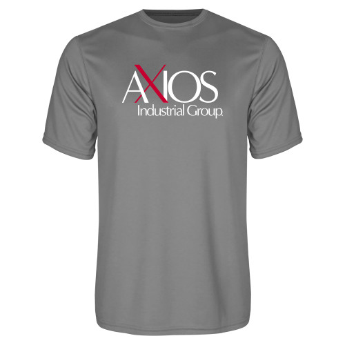  Grey Concrete Performance Tee - AXIOS Industrial Group