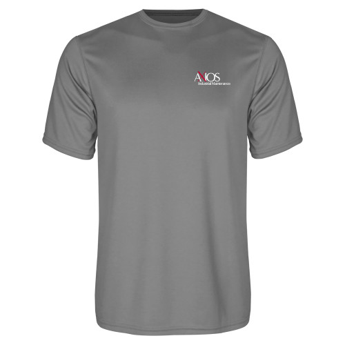  Grey Concrete Performance Tee - AXIOS Industrial Maintenance