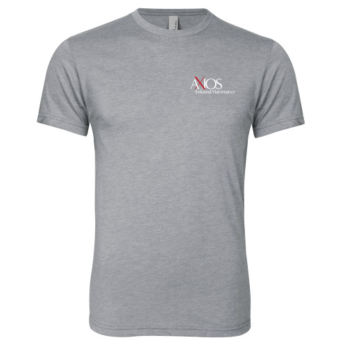 Next Level Heather Grey Triblend Tee-AXIOS Industrial Maintenance