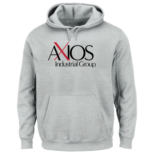  Extended Heather Grey Hoodie - AXIOS Industrial Group - PLUS