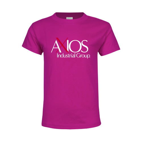  Youth Hot Pink T Shirt - AXIOS Industrial Group