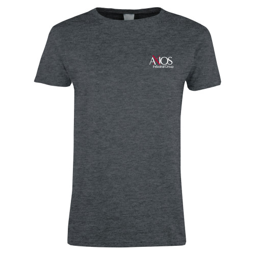  Womens Dark Heather Short Sleeve Tee - AXIOS Industrial Group