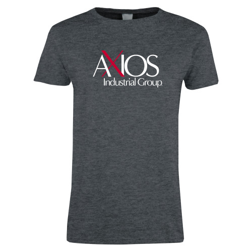  Womens Dark Heather Short Sleeve Tee - AXIOS Industrial Group
